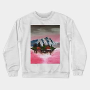 Mountain Scene Crewneck Sweatshirt